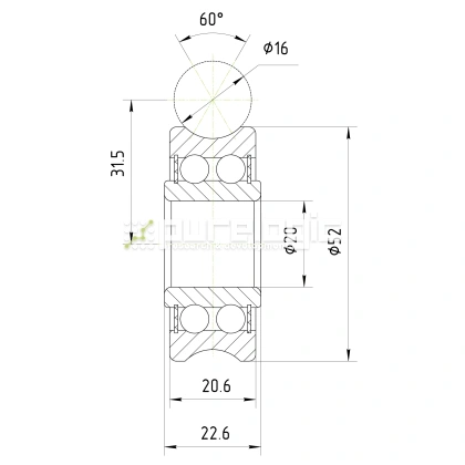 Опорный ролик LFR5204-16NPP 2 167 Опорный ролик LFR5204-16NPP фото