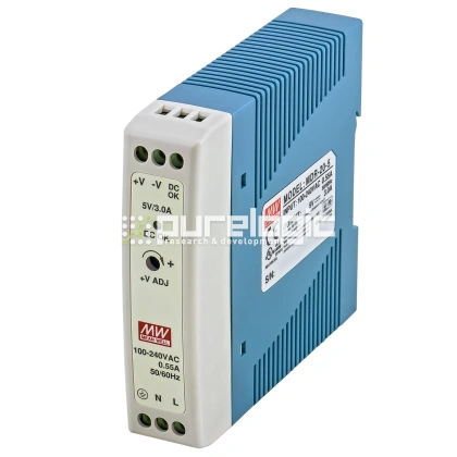 Источник питания импульсный MDR-20-5 1 860 Источник питания импульсный MDR-20-5 фото