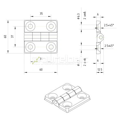 Петля 400114 фото