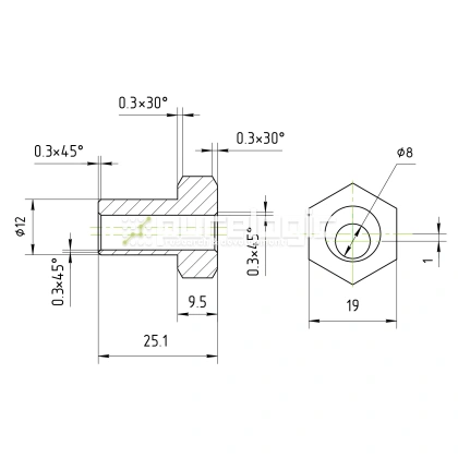 Втулка PLBX3 фото