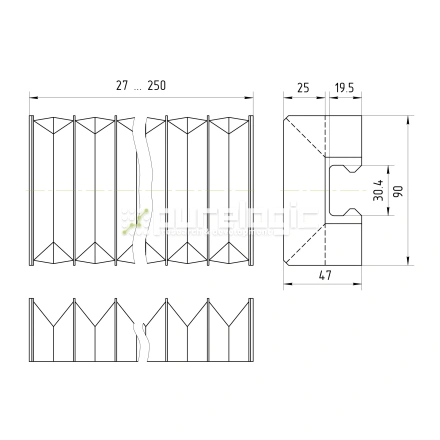 Гофрозащита DCV-H30-250 фото