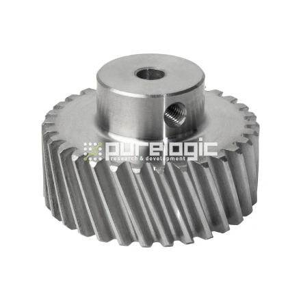 Шестерня к рейкам косозубым GR3-30-6.35-1.5 фото