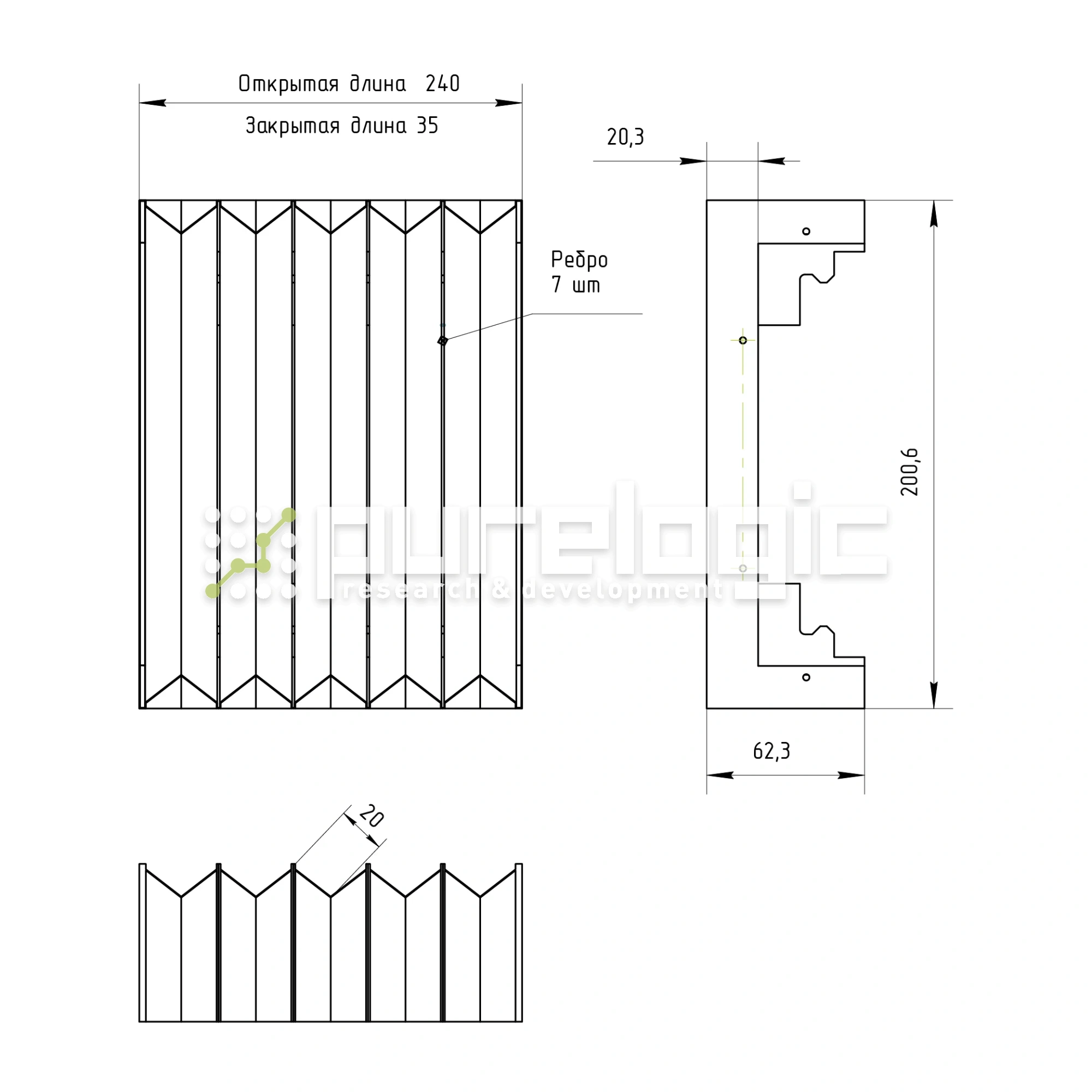 Гофрозащита DCV-T12-200  2 050 Гофрозащита DCV-T12-200  фото