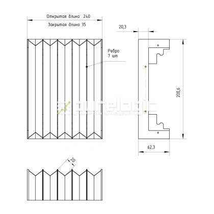 Гофрозащита DCV-T12-200  2 050 Гофрозащита DCV-T12-200  фото