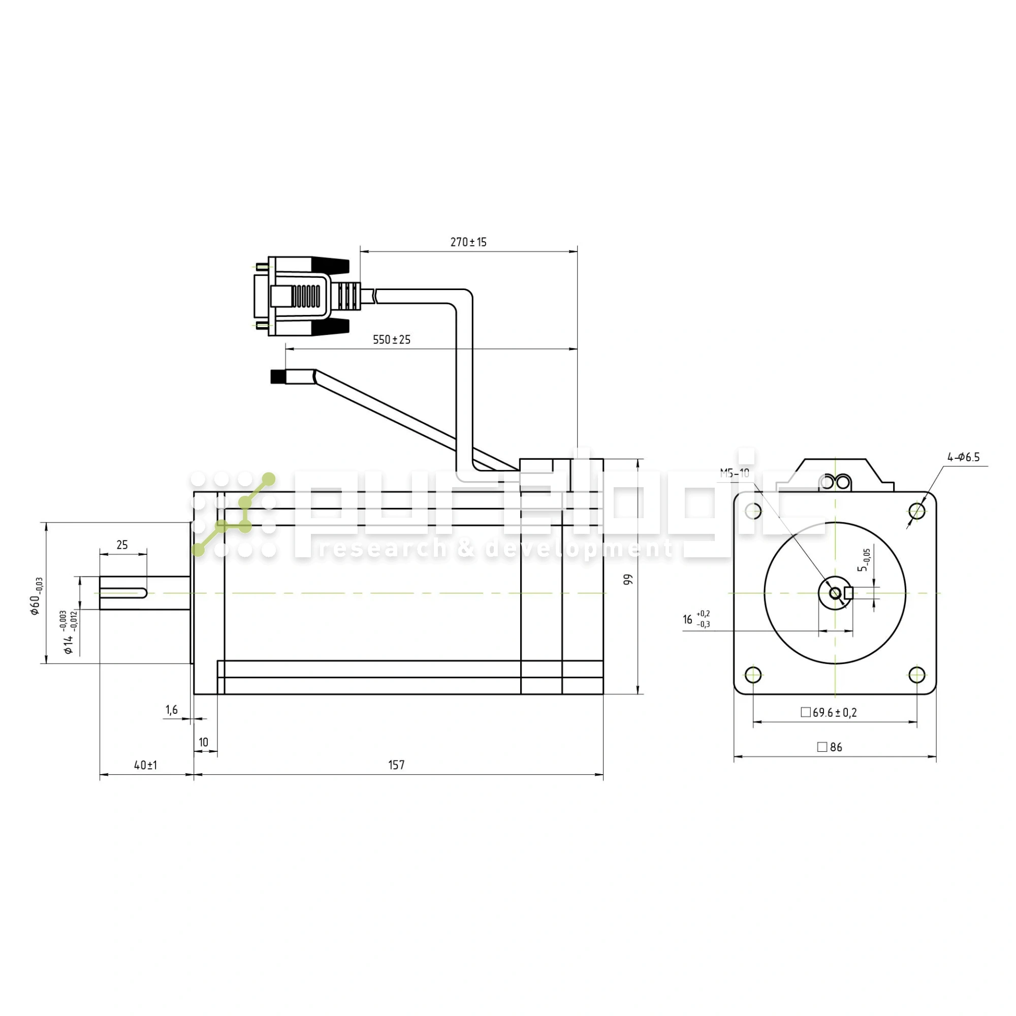 Двигатель шаговый с энкодером ES-MH234120 19 933 Двигатель шаговый с энкодером ES-MH234120 фото
