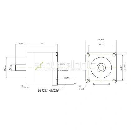 Двигатель шаговый FL20STH30-0604B фото