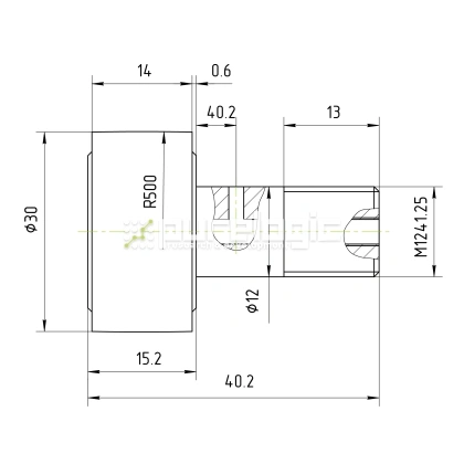 Ролик на игольчатом подшипнике KR30 328 Ролик на игольчатом подшипнике KR30 фото
