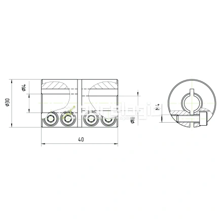 Муфта соединительная BA-30-14-10 фото