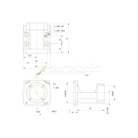 Кронштейн двигателя MBA12-C фото