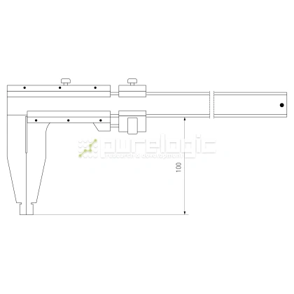 Штангенциркуль IIIVC-600-5 фото