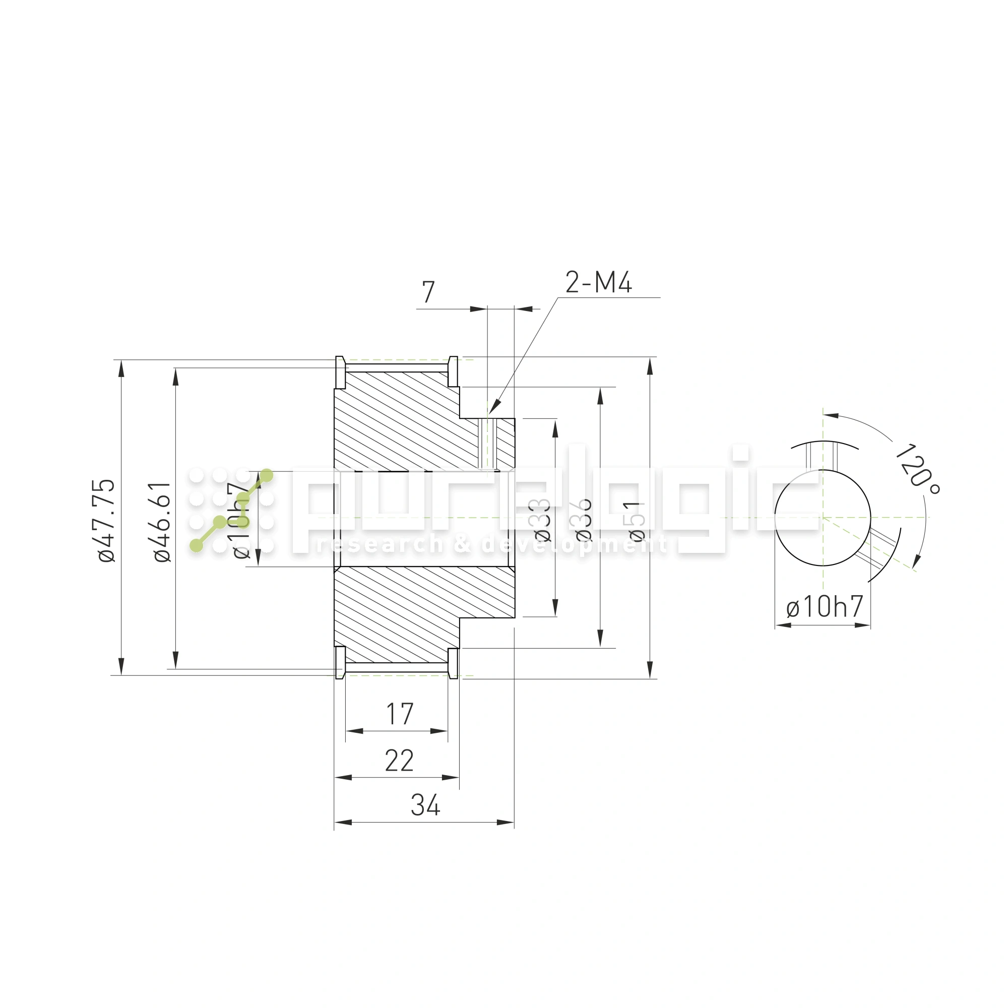 Шкив зубчатый BLA-30-5M-15-B-P10 1 721 Шкив зубчатый BLA-30-5M-15-B-P10 фото