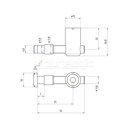 Пазовый соединитель 40MSN фото