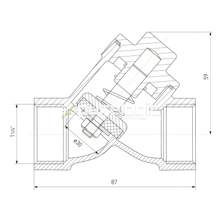 Клапан обратный 500YC-316-PP-015 фото