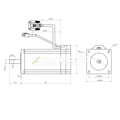 Двигатель шаговый с энкодером CS-M22422 9 974 Двигатель шаговый с энкодером CS-M22422 фото