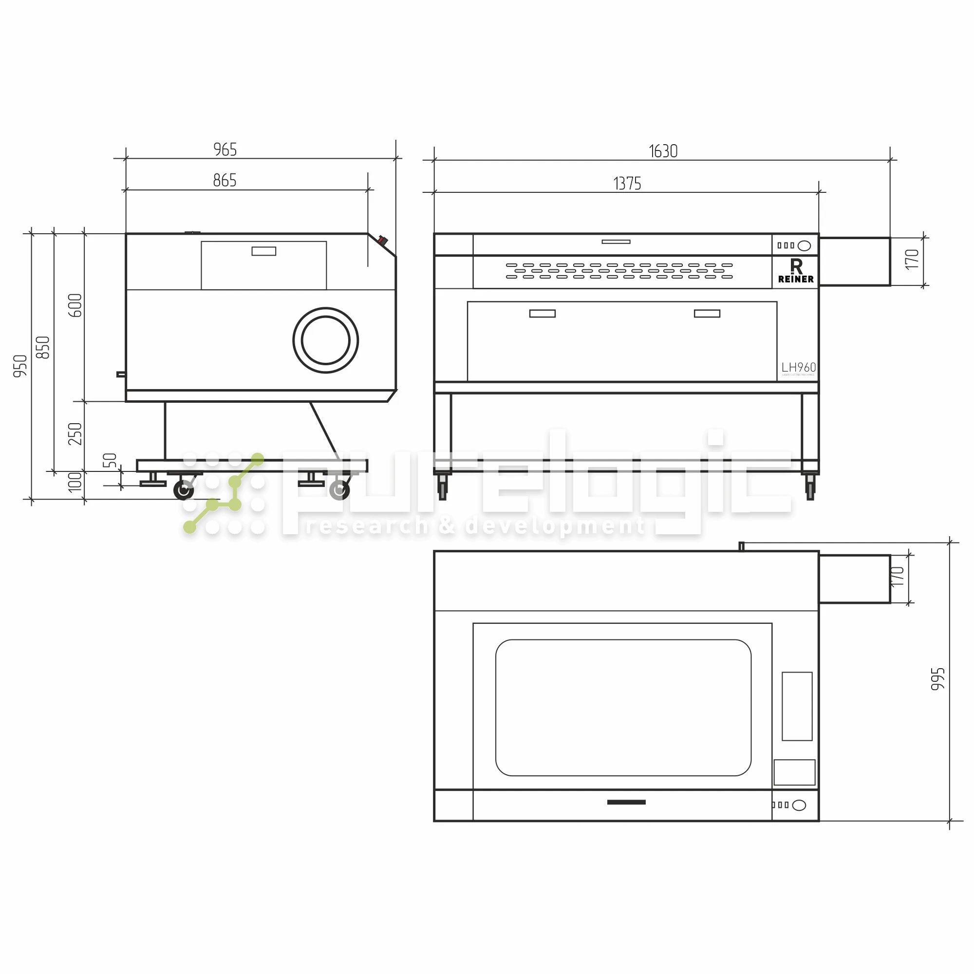 Лазерный станок REINER LH960-100W 315 225 Лазерный станок REINER LH960-100W фото