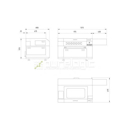 Лазерный станок REINER LP530-50W фото