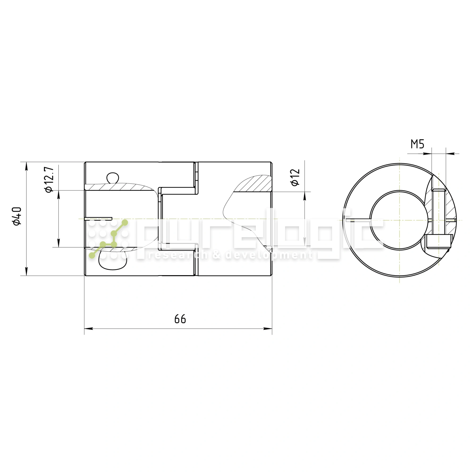 Муфта соединительная BF1-4066-12.7-12 2 606 Муфта соединительная BF1-4066-12.7-12 фото