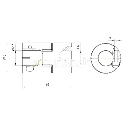 Муфта соединительная BF1-4066-12.7-12 2 606 Муфта соединительная BF1-4066-12.7-12 фото