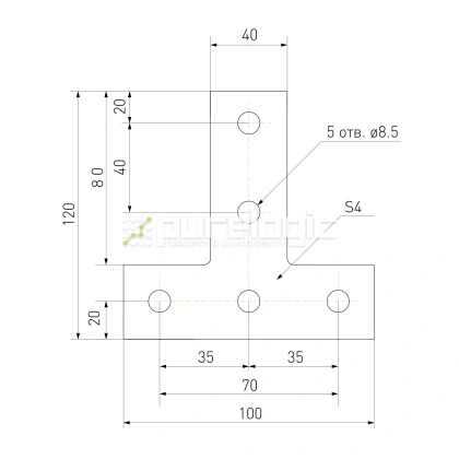 Косынка жесткости 45TB 299 Косынка жесткости 45TB фото