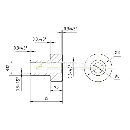 Втулка PLB3 фото