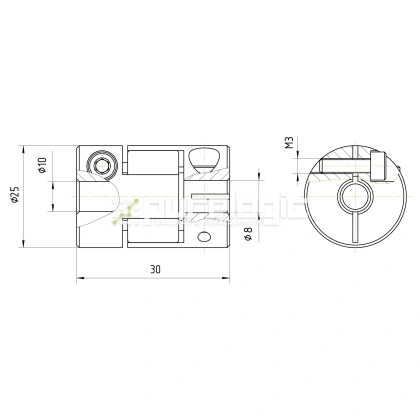 Муфта соединительная BF-2530-8-10 фото