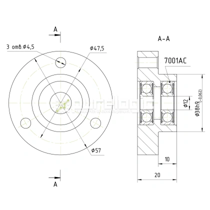 Опора винта PL-FK-12 4 083 Опора винта PL-FK-12 фото