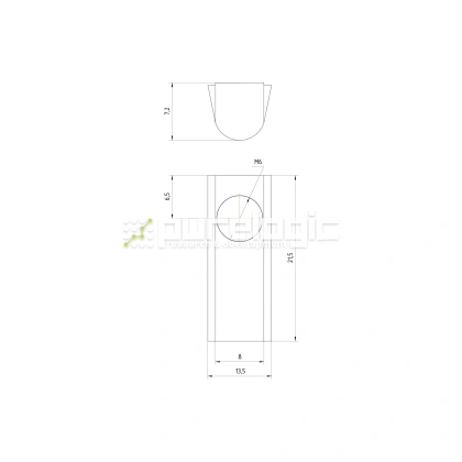 Гайка Т-образная 40TH6 24 Гайка Т-образная 40TH6 фото