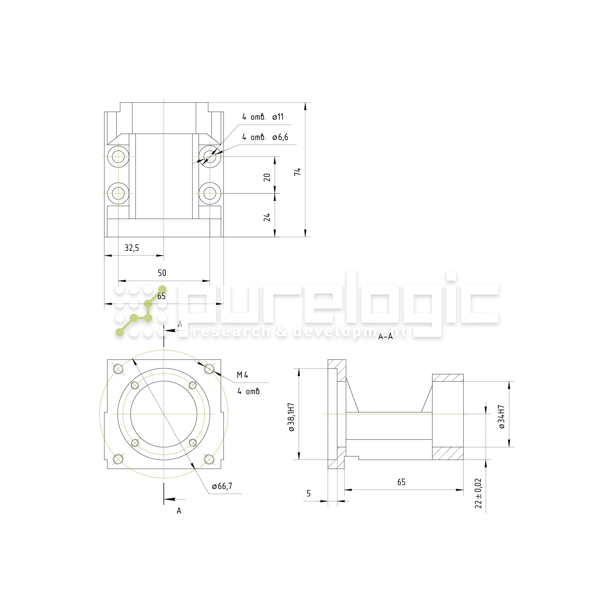 Кронштейн двигателя MBA10-C 7 810 Кронштейн двигателя MBA10-C фото