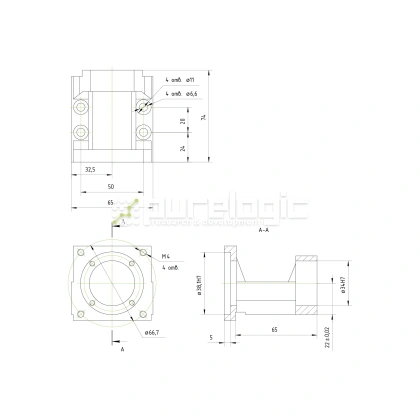 Кронштейн двигателя MBA10-C 7 810 Кронштейн двигателя MBA10-C фото