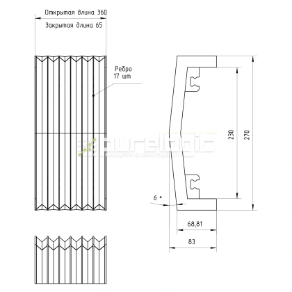 Гофрозащита DCV-T21-300 2 560 Гофрозащита DCV-T21-300 фото