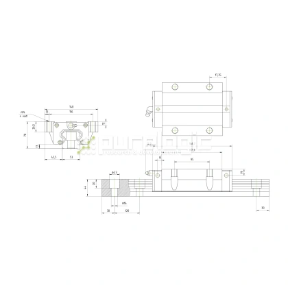 Модуль опорный HSAC GHW55CA 18 682 Модуль опорный HSAC GHW55CA фото