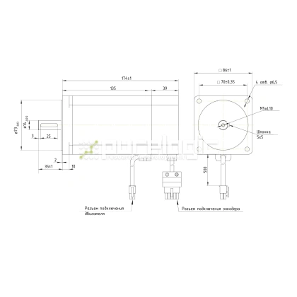 Серводвигатель PL86S2930-D14 фото