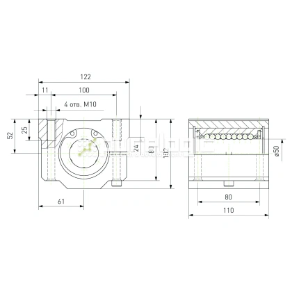 Модуль опорный регулируемый SCJ50 6 138 Модуль опорный регулируемый SCJ50 фото
