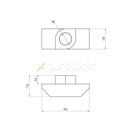 Гайка Т-образная 40TM6 фото