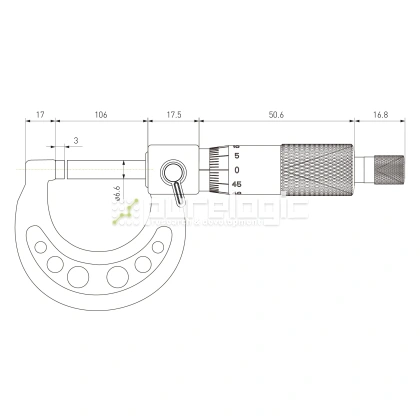 Микрометр внешний PL5201-100A фото