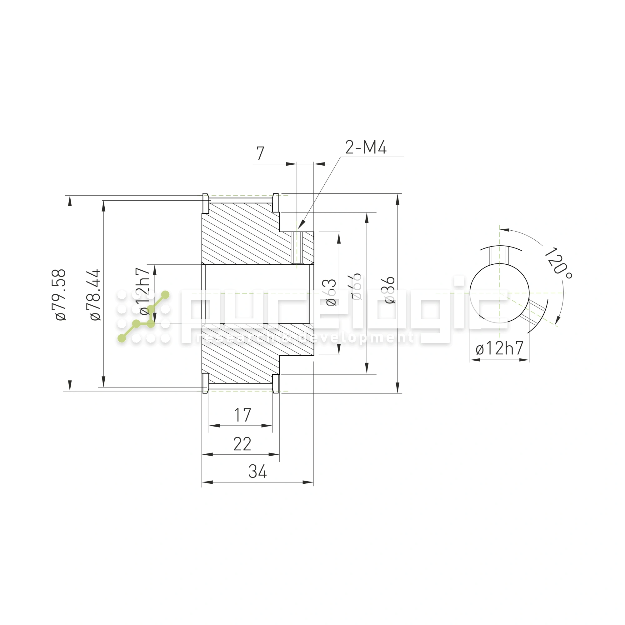 Шкив зубчатый BSY-50-5M-15-B-P12 2 610 Шкив зубчатый BSY-50-5M-15-B-P12 фото