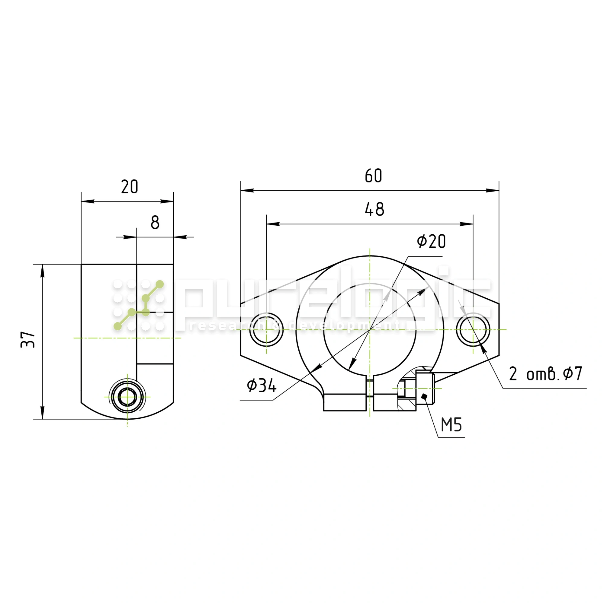 Держатель вала SHF20 237 Держатель вала SHF20 фото