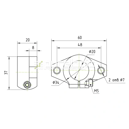 Держатель вала SHF20 237 Держатель вала SHF20 фото