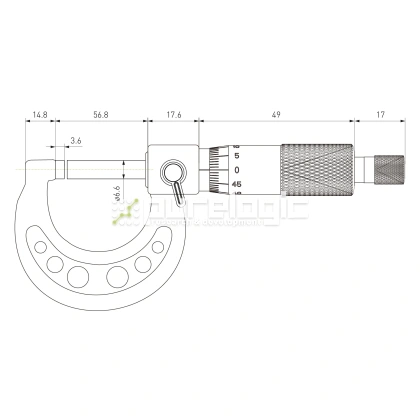 Микрометр внешний PL5201-50A фото