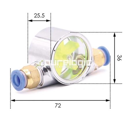 Визуальный индикатор потока WFS-1M-10 фото