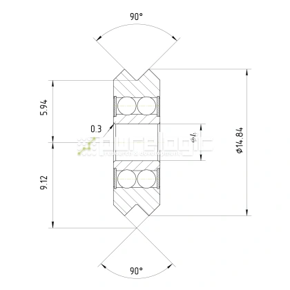 Опорный ролик W0X фото