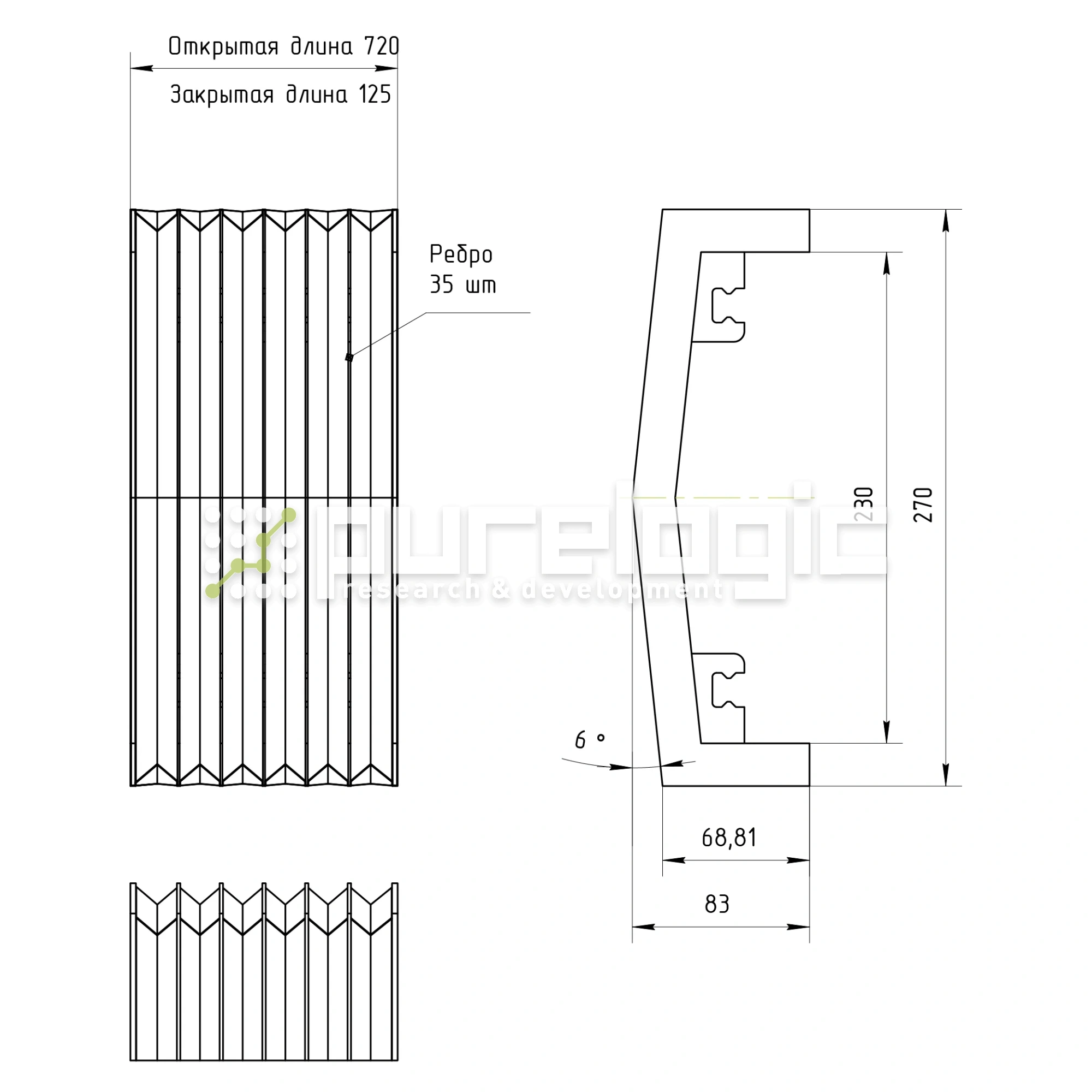 Гофрозащита DCV-T21-600 3 332 Гофрозащита DCV-T21-600 фото