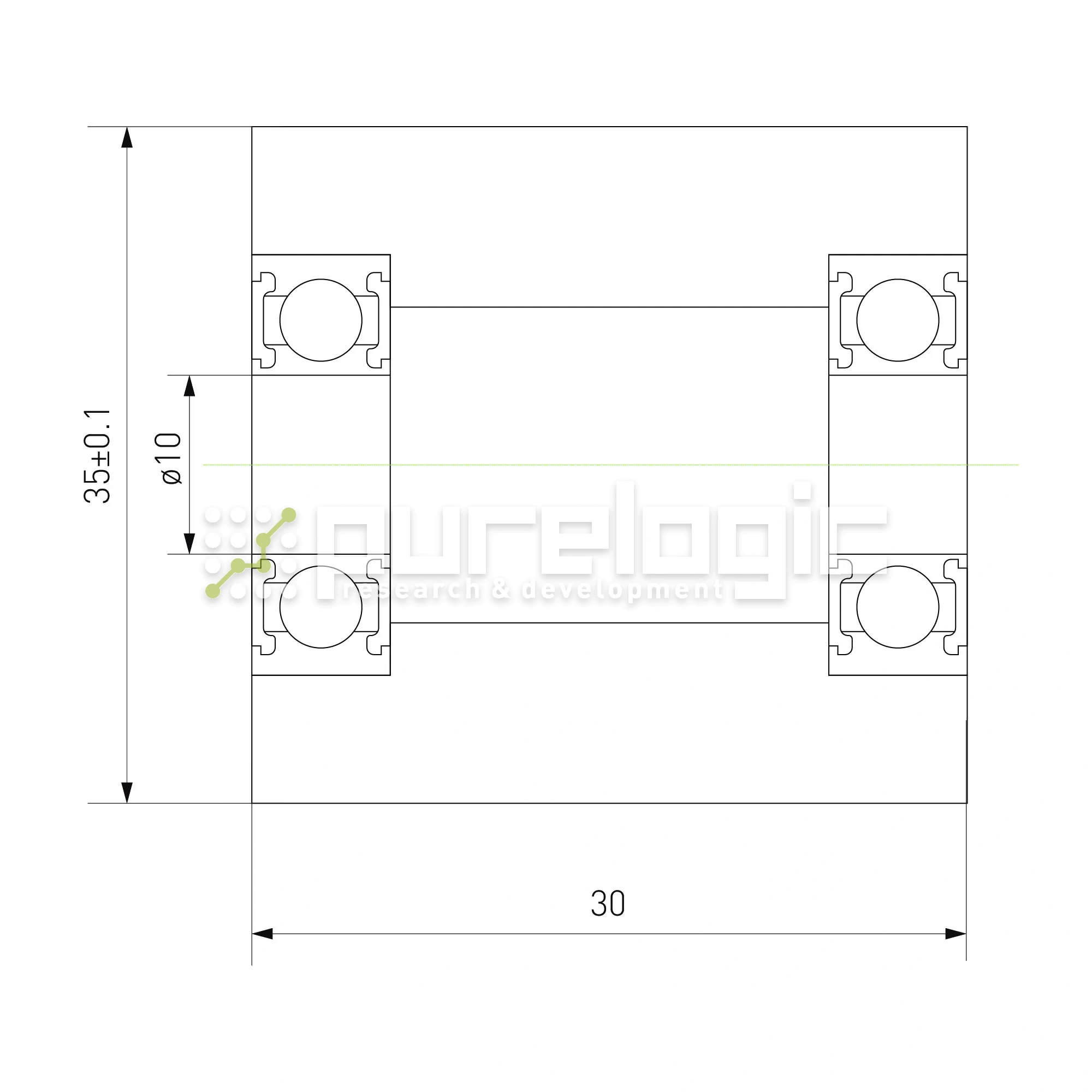 Ролик натяжной PUT680035-30 829 Ролик натяжной PUT680035-30 фото