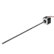 Двигатель шаговый с винтом 17HS3410-350TR6.35x1.58