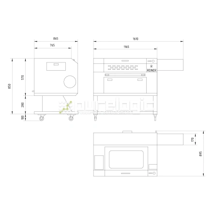 Лазерный станок REINER LH750-100W фото