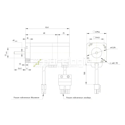 Серводвигатель PL42S0230-D5 17 971 Серводвигатель PL42S0230-D5 фото