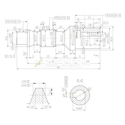 Червячный винт W3080-11 фото