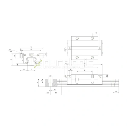 Модуль опорный HSAC GHW45CC фото