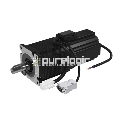 Двигатель шаговый с энкодером и тормозом YK257EC76E1-B 20 042 Двигатель шаговый с энкодером и тормозом YK257EC76E1-B фото