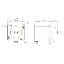 Двигатель шаговый IP65 57CM23-FS
